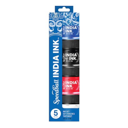 Speedball® India Ink Basic Color Set